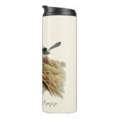 Turquoisine Superb Warbler Thermosbeker (Geroteerd rechts)