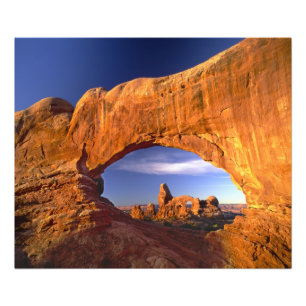 Turret Arch, Arches National Park, Utah, Verenigde Foto Afdruk