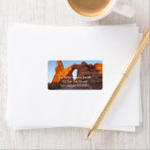 Turret Arch at Sunrise II Etiket (Insitu)