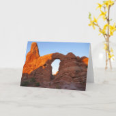 Turret Arch at Sunrise II Kaart (Gele Bloem)