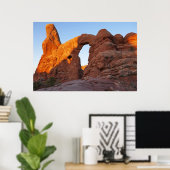 Turret Arch bij zonsopgang II Poster (Thuiskantoor)