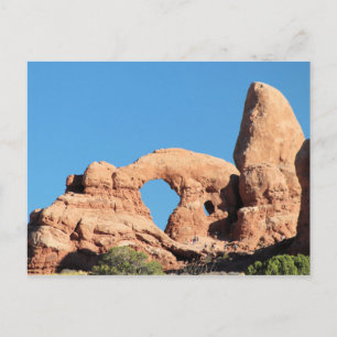 Turret Arch in Arches National Park, Moab UT Briefkaart