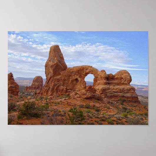 Turret Arch in Arches National Park, Utah Poster (Voorkant)