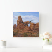 Turret Arch in Arches National Park, Utah Vierkante Klok (Huis)