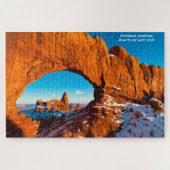 Turret Arch Utah Jigzaag Puzzle Legpuzzel (Horizontaal)
