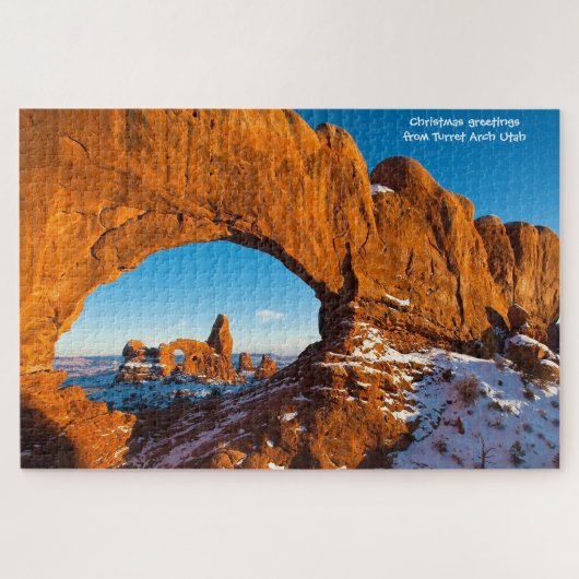 Turret Arch Utah Jigzaag Puzzle Legpuzzel (Horizontaal)