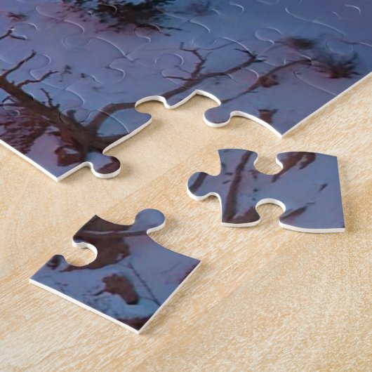 Turret Arch Utah.kerstgroeten Legpuzzel (Zijkant)