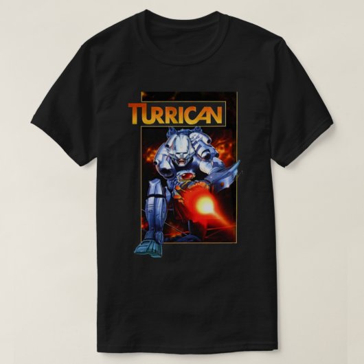 Turrican (Transparante) C64 Classic T-Shirt (Design voorkant)