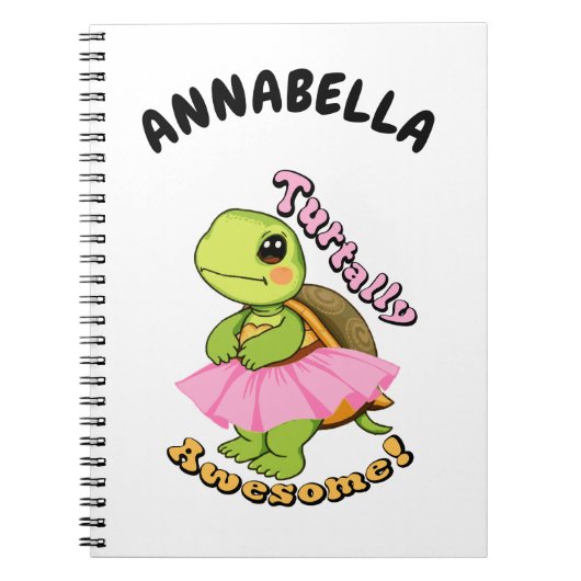 Turtaal geweldige, speel op aangepaste woorden notitieboek (Voorkant)