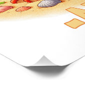 Turtal Schattige leuke woordspeling Schattigee bab Foto Afdruk (Hoek)