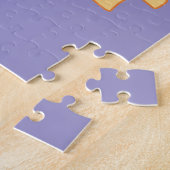 Turtal Schattige leuke woordspeling Schattigee bab Legpuzzel (Zijkant)