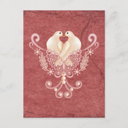 Turteltauben - Love Doves Briefkaart (Voorkant)