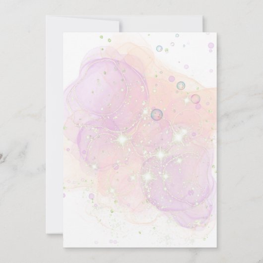 Turtle 7th Birthday, Onder het Zee, Bedankkaart (Achterkant)