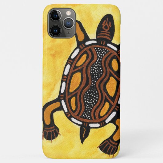 Turtle - Aboriginal Inspired Art Painting Case-Mate iPhone Case (Achterkant)