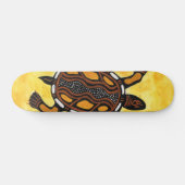 Turtle - Aboriginal Inspired Art Painting Persoonlijk Skateboard (Horizontaal)