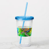 Turtle Acryl Tumbler Drinkbeker (Achterkant)
