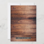 Turtle Adult Verjaardagsfeestuitnodiging Kaart (Achterkant)