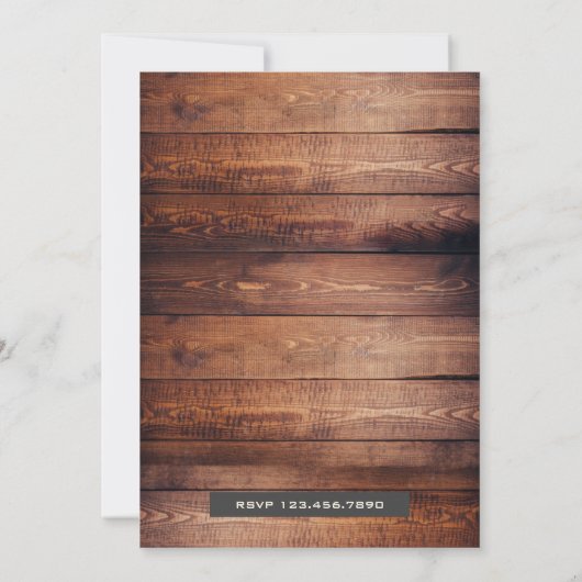 Turtle Adult Verjaardagsfeestuitnodiging Kaart (Achterkant)