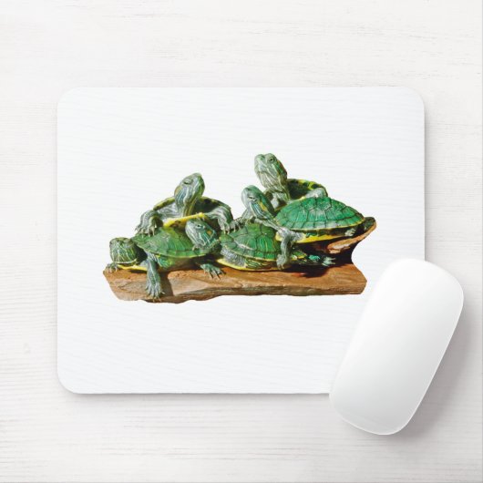 Turtle Afbeelding Mousepad Muismat (Met muis)