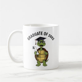 Turtle Afstuderen gepersonaliseerd Koffiemok