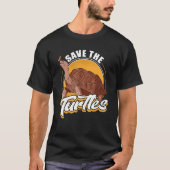 Turtle Animal Ocean Sea Turtle 1 T-shirt (Voorkant)