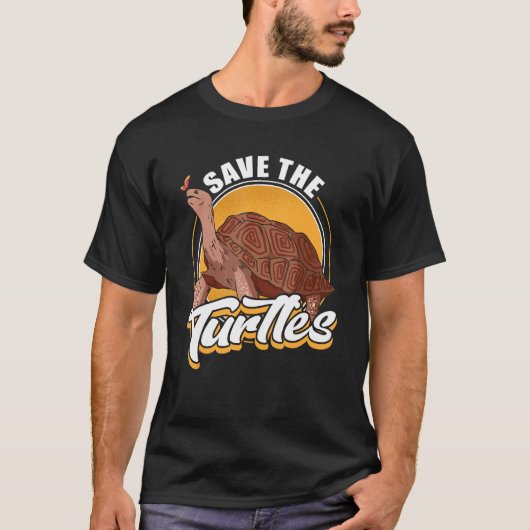 Turtle Animal Ocean Sea Turtle 1 T-shirt (Voorkant)
