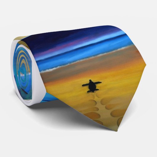 Turtle Art Stropdas (Opgerold)