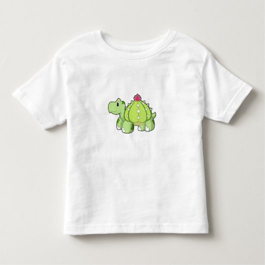 Turtle as Cactus Kinder Shirts (Voorkant)