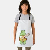 Turtle as Hairdresser with Scissors Schort (Insitu)