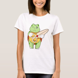 Turtle as Hairdresser with Scissors T-shirt