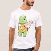 Turtle as Hairdresser with Scissors T-shirt (Voorkant)