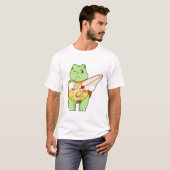 Turtle as Hairdresser with Scissors T-shirt (Voorkant volledig)
