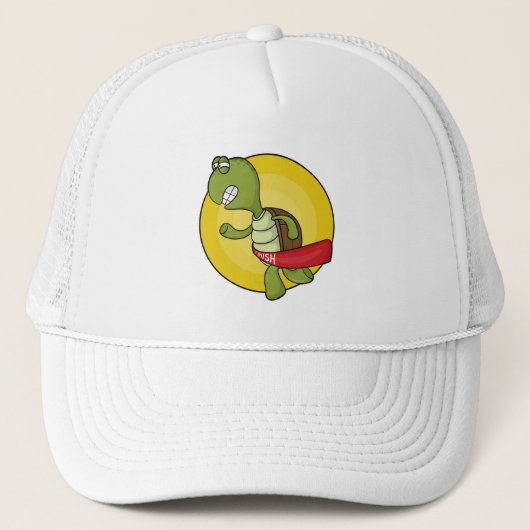 Turtle as Runner at Jogging Trucker Pet (Voorkant)