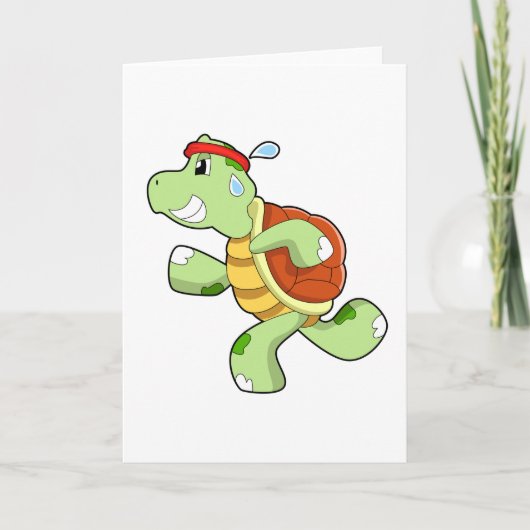 Turtle as Runner Kaart (Voorkant)