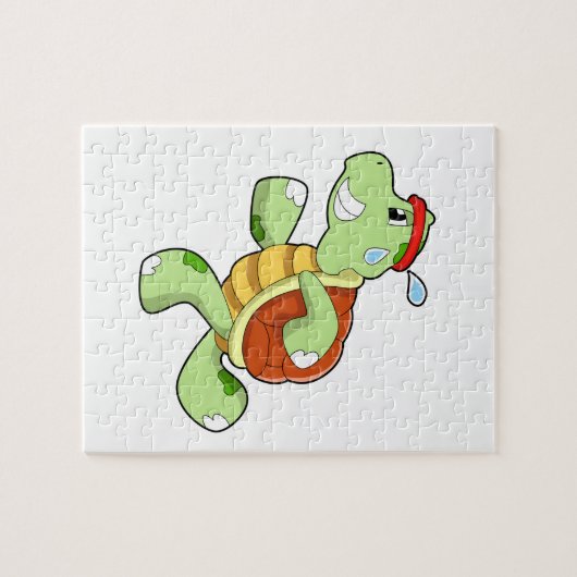 Turtle as Runner Legpuzzel (Horizontaal)