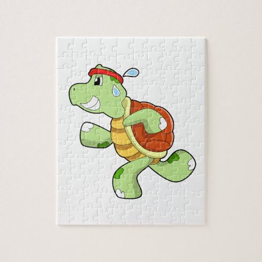 Turtle as Runner Legpuzzel (Verticaal)