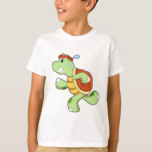Turtle as Runner T-shirt (Voorkant)