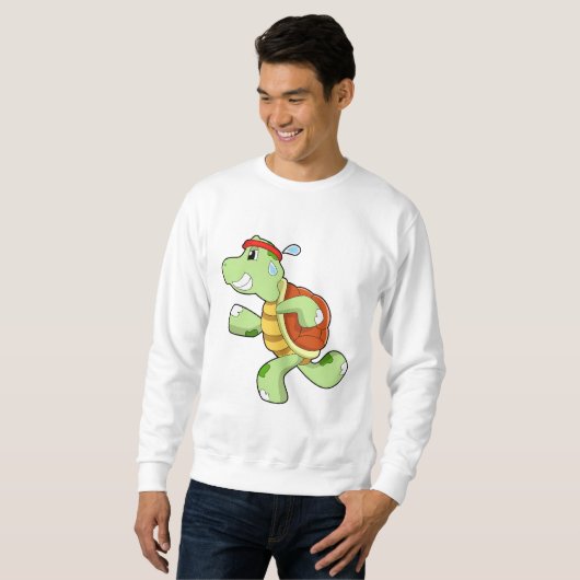 Turtle as Runner Trui (Voorkant volledig)