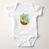 Turtle at Bathing with Foam Romper (Voorkant)
