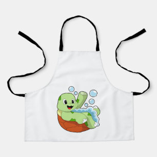 Turtle at Bathing with Foam Schort