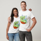 Turtle at Bathing with Foam T-shirt (Unisex)