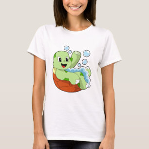Turtle at Bathing with Foam T-shirt