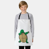 Turtle at Hip Hop Dance Dab Schort (Gedragen)