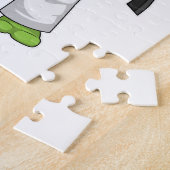 Turtle at Martial kuns with black Belt Legpuzzel (Zijkant)