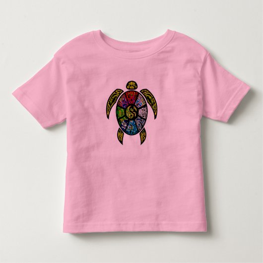 Turtle Ba-Gua Kinder Shirts (Voorkant)