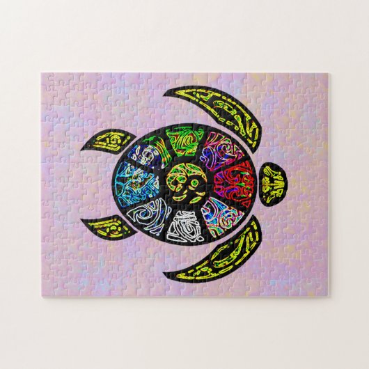 Turtle Ba-Gua Legpuzzel (Horizontaal)