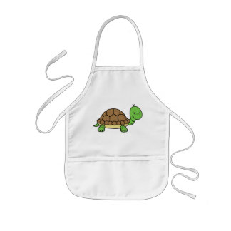 Turtle baby apron kinder schort