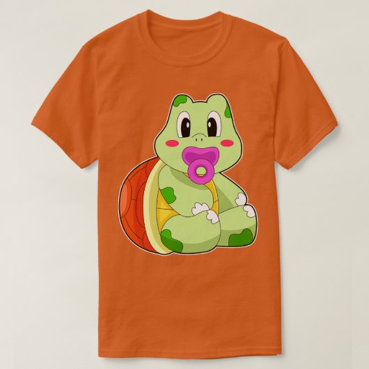 Turtle Baby Pacifier T-shirt (Design voorkant)