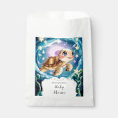 Turtle Baby Shower Bedankzakje (Voorkant)