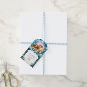 Turtle Baby Shower Cadeaulabel (Met Touw)